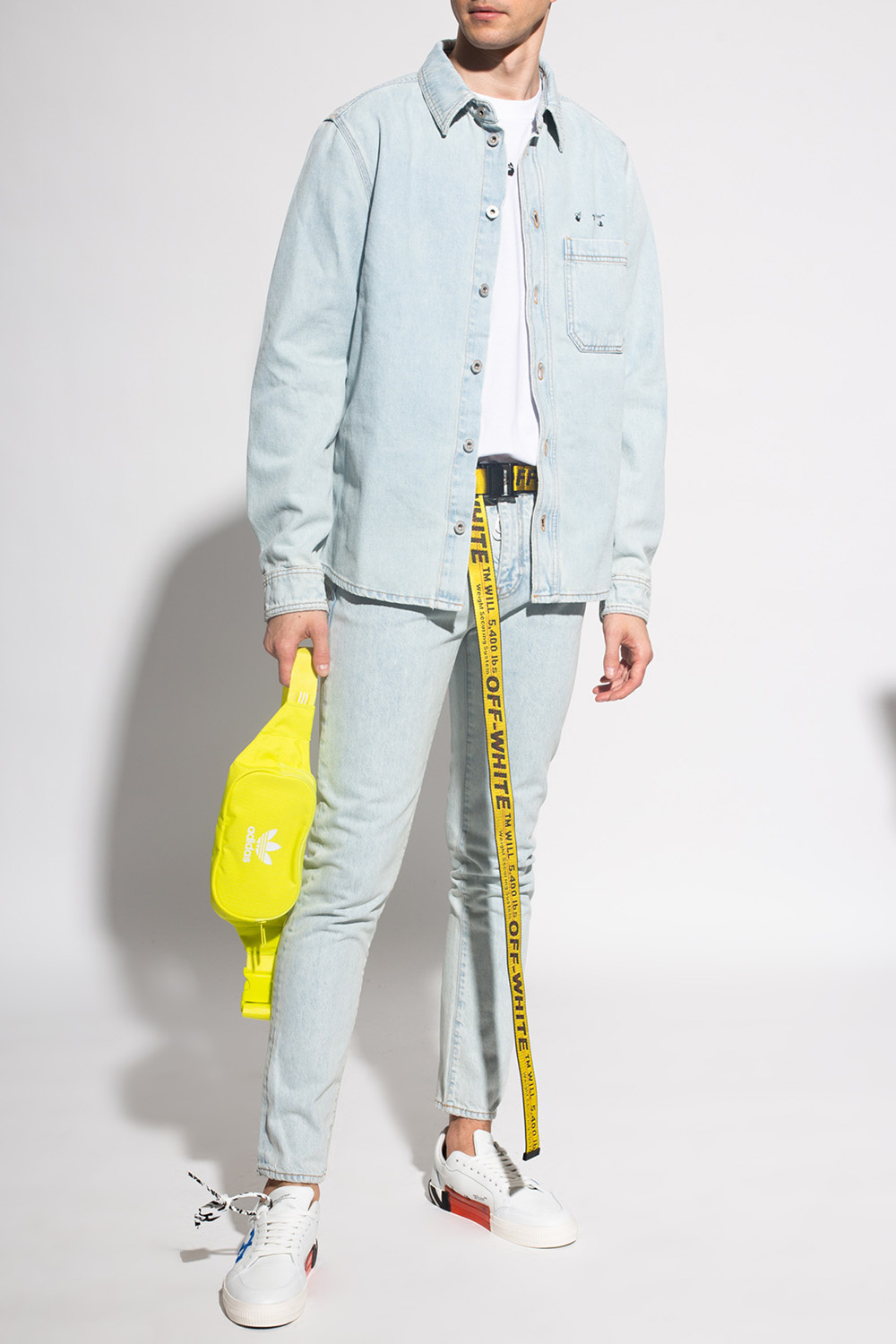 【関税＆送料込み】Off-White Jeans Tattoo Ollie straight leg jeans - Jeans with logo Off - White